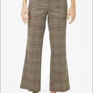 HIGH WAISTED PLAID TROUSERS FOREVER 21